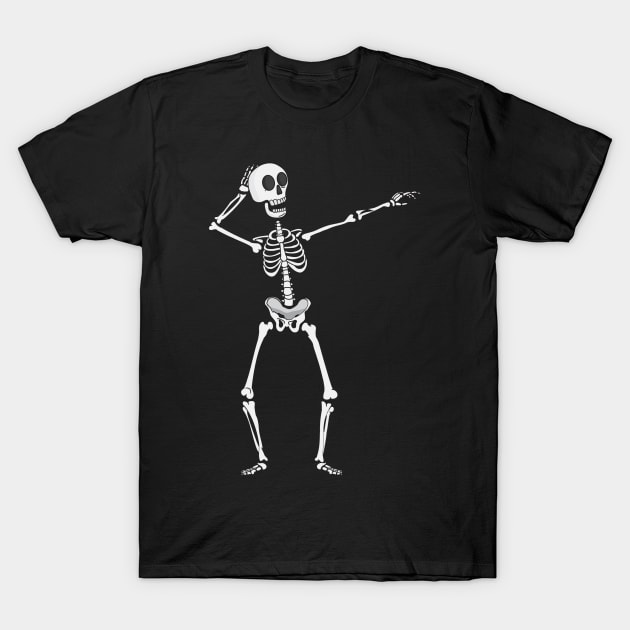 Skeleton Vector Clipart Skeleton Dancing the Sprinkler T-Shirt by StacysCellar